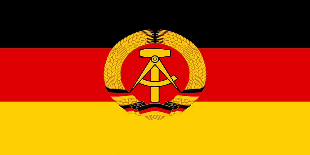 Lá cờ của Cộng hoà Dân chủ Đức